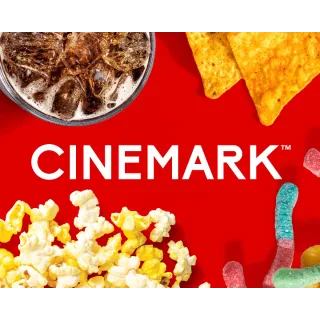 19X Cinemark Movie Tickets/Snack