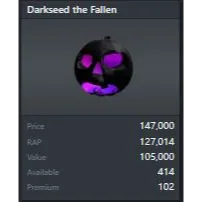 Limited Darkseed the fallen