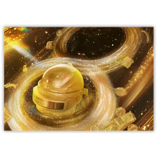 PUBG | Golden Galaxy Nameplate