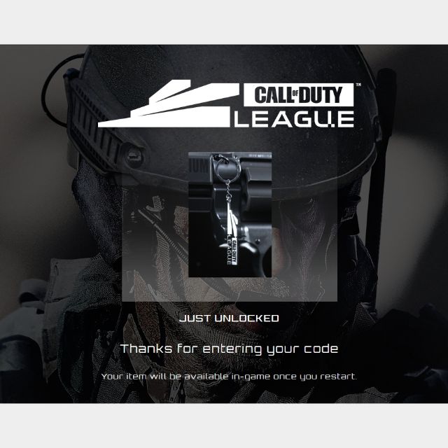 [LIMITED PROMO] Modern Warfare / Warzone Call of Duty League Weapon