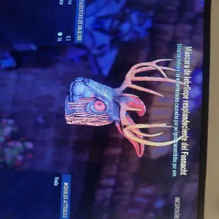 Glowing Jackalope Mask