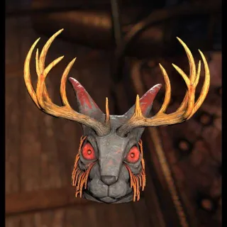 Glowing Jackalope Mask