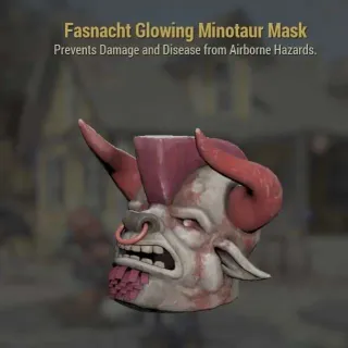 GLOWING MINOTAUR MASK