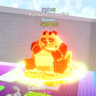 Pandanini Cloudini Cyber Max LVL - Go Up For Brainrots Fortnite