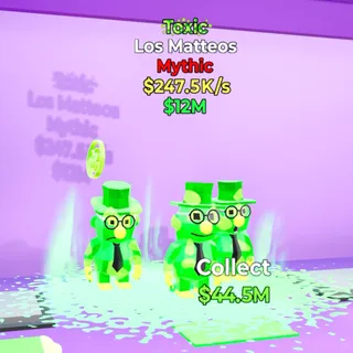 los Matteos Toxic 247.5K/s Fortnite Steal The Brainrot
