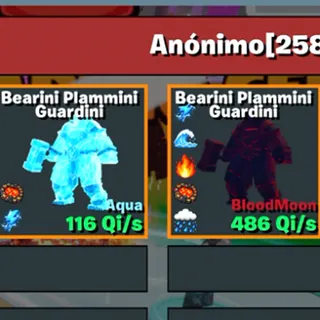 2x Bearini Plammini Guardini Bundle  / Go Up For Brainrots Fortnite