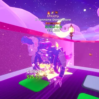 Il Cannone Dominatore Dreamy 3 Traits LVL 300 / Go Up For Brainrots Fortnite