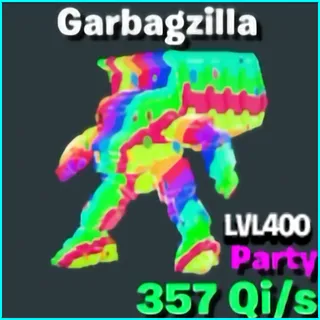 Garbagzilla Party 357Qi/s LVL 400 / Go Up For Brainrots Fortnite