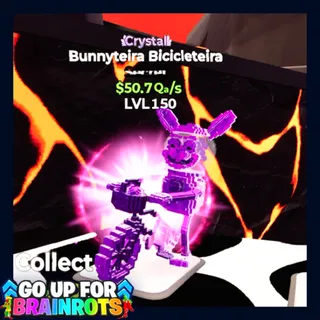 Bunnyteira Bicicleteira Crystal - Go Up For Brainrots Fortnite