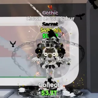 Clown Clown Sahur Ghotic / Steal The Brainrot Fortnite