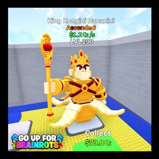 King Kongini Bananini / Go Up For Brainrots Fortnite