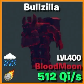 Bullzilla Bloodmoon LVL 400 / Go Up For Brainrots Fortnite