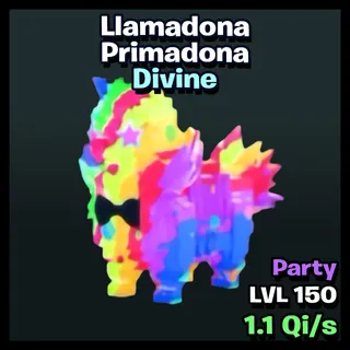 Llamadona Primadona Party LVL150 / Go Up For Brainrots Fortnite