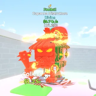 Capanna Distruttore Football 1 Trait LVL 200 / Go Up For Brainrots Fortnite
