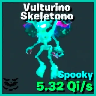 Vulturino Skeletono Spooky 1T /  Fortnite Steal The Brainrot