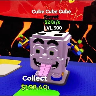 Cube Cube Cube LVL MAX Go Up For Brainrots Fortnite