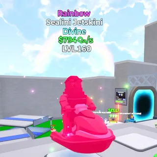 Sealini Jetskini Rainbow Go Up For Brainrots Fortnite