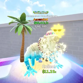 Il Cannone Dominatore Summer LVL 300 / Go Up For Brainrots Fortnite