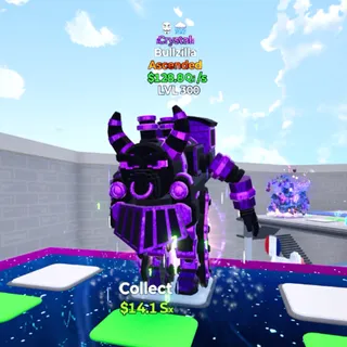 Bullzilla Crystal LVL 300 / Go Up For Brainrots Fortnite