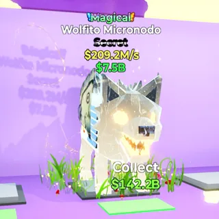 Wolfito Micronodo 209.2M/s Steal The Brainrot Fortnite