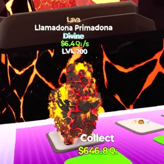 Llamadona Primadona Lava LVL MAX / Go Up For Brainrots Fortnite