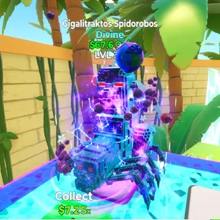 Gigalitraktos Spidorobos Galaxy 1T LVL 300 Go Up For Brainrots Fortnite
