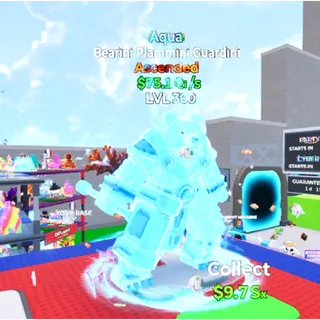 Bearini Plammini Guardini Aqua LVL MAX / Go Up For Brainrots Fortnite