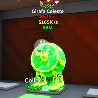 Girafa Celeste Toxic 165K/s Fortnite Steal The Brainrot