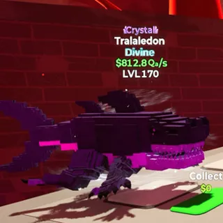 Tralaledon Crystal 812.8Qa/s LVL170 Go Up For Brainrots Fortnite