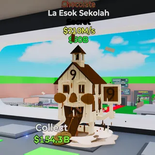 La Esok Sekolah Chocolate 210M/s Fortnite Steal The Brainrot