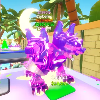 Cerberus Dreamy LVL 300 / Go Up For Brainrots Fortnite