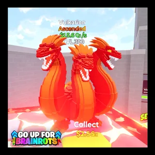Vulkarion Ascended / Go Up For Brainrots Fortnite