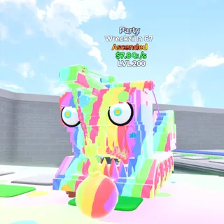 Wreckzilla 67 Party MAX LVL 7.8Qi/s Go Up For Brainrots Fortnite