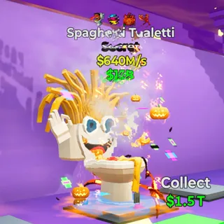 Spaghetti Tualetti 640M/s Fortnite Steal The Brainrot 4 Traits