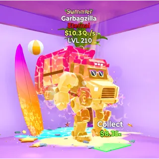 Garbagzilla Summer 10.3Qi/s LVL 210 / Fortnite Steal The Brainrot