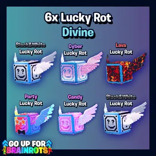 6x Lucky Rot Divine Mixed Bundle  - Go Up For Brainrots Fortnite