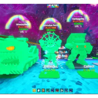 3x Brainrot Ascended Rainbow Bundle / Go Up For Brainrots Fortnite