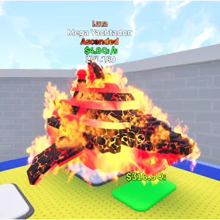 Mega Yachtadon Lava Go Up For Brainrots Fortnite