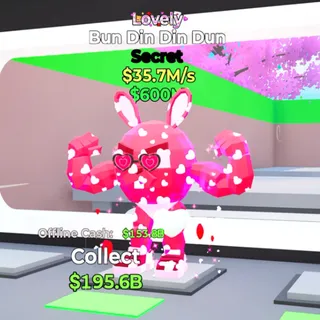 Bun Din Din Dun Lovely 35.7M/s Steal The Brainrot Fortnite