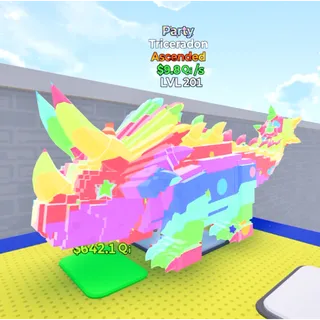 Triceradon Party Ascended  Go Up For Brainrots Fortnite