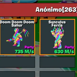 Doom Doom Doom Sahur & Sunculus Ferris Party  / Go Up For Brainrots Fortnite