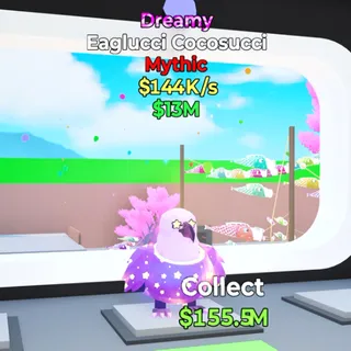 Eaglucci Cocosucci Dreamy 144K/s  Fortnite Steal The Brainrot