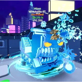 Wreckzilla 67 Aqua 9.2Qi/s LVL 200 Go Up For Brainrots Fortnite