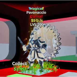 Pavonaccio Magical 5Qi/s LVL 200 / Fortnite Steal The Brainrot