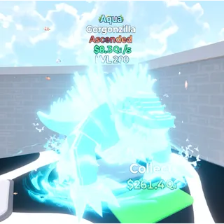 Gorgonzilla Ascended Aqua Go Up For Brainrots Fortnite