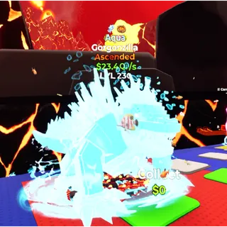 Gorgonzilla Ascended Aqua 2 Traits Go Up For Brainrots Fortnite