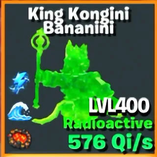 King Kongini Radioactive 3T LVL400 / Go Up For Brainrots Fortnite