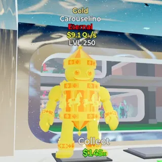 Carouselino Gold 9.1Qi/s LVL 250 / Fortnite Steal The Brainrot
