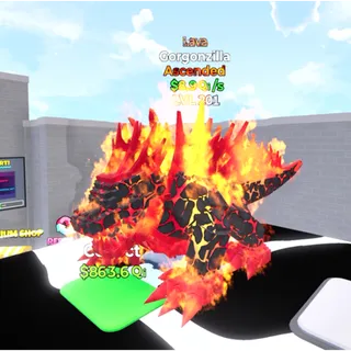 Gorgonzilla Lava Ascended  Go Up For Brainrots Fortnite