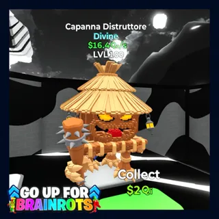 Capanna Distruttore / Go Up For Brainrots Fortnite
